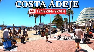 TENERIFE  COSTA ADEJE  Lively Atmosphere with Fabulous Weather 😎 4K Walk ● July 2024 [upl. by Atirec]