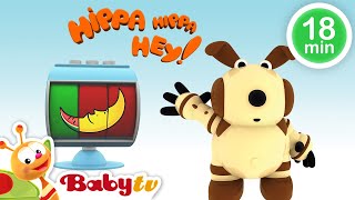 Hippa Hippa Hey 😎 Jeux de puzzle amusants pour les enfants 🧩  Dessins animés BabyTVFR​ [upl. by Dwan]