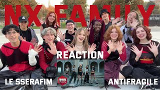 UNLXMITED REACTS TO  LE SSERAFIM 르세라핌 ANTIFRAGILE OFFICIAL MV  REACTION [upl. by Pasquale]