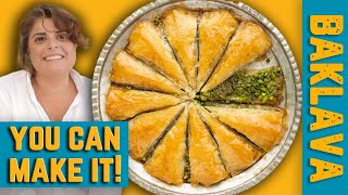 Famous Turkish Baklava 😍 Best Baklava Recipe  Easy and Homemade [upl. by Teador]