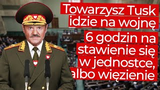 Nowe rozporządzenie MON 6 godzin na stawienie się w wojsku albo więzienie [upl. by Ohare]