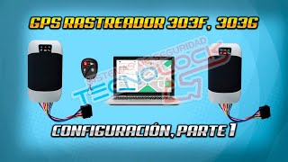 Tecnolock Configuracion del Gps 303f y 303g tracker parte 1 [upl. by Enyalahs]