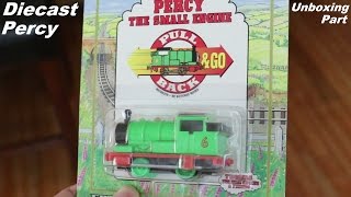 Thomas amp Friends Pull Back amp Go PERCY the Small Engine Unboxing Part [upl. by Ullyot]