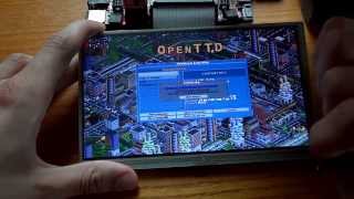 OpenTTD on A20OLinuXinoMICRO4GB [upl. by Anilek]