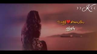 Kanneriley Dhilip Varman Tamil Love Failure whatsapp status [upl. by Anale]