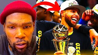 NBA PLAYERS REACT TO STEPH CURRY WINNING FINALS MVP 2022  STEPH CURRY REACTION [upl. by Rudolfo]