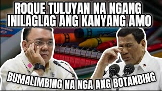 AT NILAGLAG NA NGA NI HARRY ROQUE SI RODRIGO DUTERTE SA KANYANG VLOG [upl. by Asnarepse80]