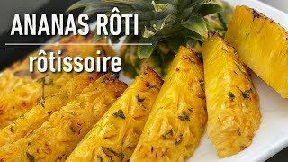 Ananas rôti à la rôtissoire  Les recettes Weber [upl. by Avenej]