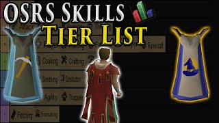 OFFICIAL Skills Tier List for Oldschool Runescape [upl. by Winfrid401]