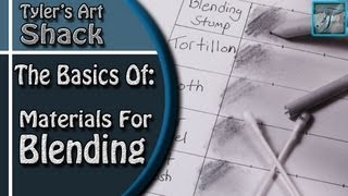 The Basics of Blending Materials for Drawing [upl. by Rramo]