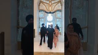 Diljit Dosanjh at Shaikh Zayed Mosque DiljitDosanjh ShaikhZayedMosque AbuDhabi Peace [upl. by Green]