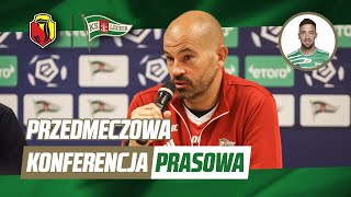 Konferencja prasowa przed meczem Jagiellonia Białystok  Lechia Gdańsk  06042023 [upl. by Adlei497]