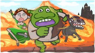 Shrek 2001 Final Battle Scene [upl. by Anaira]