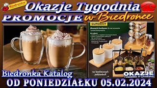 𝐁𝐈𝐄𝐃𝐑𝐎𝐍𝐊𝐀 🐞 Nowa Gazetka Od 05022024  Okazje i promocje tygodnia w Biedronce – Katalog Biedronki [upl. by Devina]