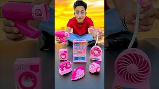 Satisfying With Unboxing Review Toys Household Toy SetWashing MachineVacuum Cleaner amp fan Testing [upl. by Leunad6]