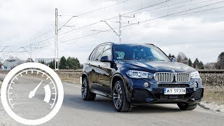 BMW X5 xDrive40d 313 HP acceleration 0100 kmh 0200 kmh  1001cars [upl. by Leanard]