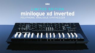 Limited Edition minilogue xd inverted  First Look [upl. by Delija750]