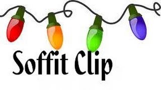 Christmas Light Soffit Clip  Homemade [upl. by Aneed]