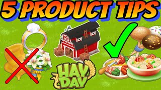 5 Hay Day Best Product Tips in 2024  No Hay Day Hack No Mod apk No Cheat No Glitch [upl. by Ixel]