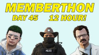 The Most INSANE 12 Hour Stream Is Here  Memberthon Day 45 [upl. by Neicul]