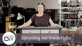 Möbel Upcycling schnell und einfach mit Kreidefarbe [upl. by Stannwood]