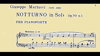 Martucci Notturno in sol bemolle maggiore op 70 no 1  Riccardo Caramella piano [upl. by Ackerman]