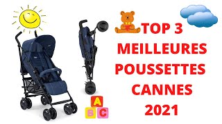 TOP 3 MEILLEURES POUSSETTES CANNES 2021 [upl. by Heda]