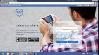 Tutorial  Login no Edmodo  Português  XOK English [upl. by Zackariah]