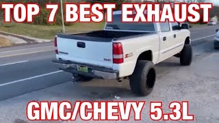 Top 7 BEST Exhaust Set Ups for Chevy Silverado 53L [upl. by Ahsiuqram935]