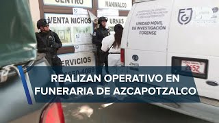 Localizan dos cuerpos en una funeraria de Azcapotzalco CdMx [upl. by Trixy]