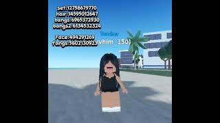 2 fit codes girls roblox highschoollife hsl [upl. by Ynnek833]