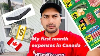 First month expenses in Canada 2023 northern college timmins timmins internationalstudents canada [upl. by Deny]