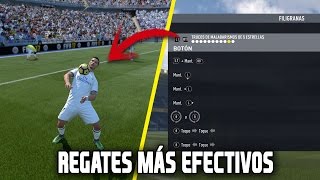 TUTORIAL  LOS REGATES MÁS EFECTIVOS Y UTILIZADOS EN FIFA [upl. by Curkell]