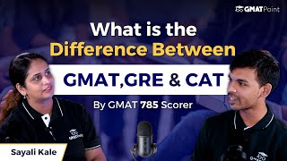 What is the difference between GMAT vs GRE vs CAT  Which is better and easier [upl. by Valente194]