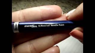 Pentel EnerGel Needle Point [upl. by Noguchi]