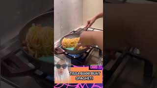 Tissa Biani buat sphagetti untuk bekal ke lokasi syuting tissabiani [upl. by Tudor]