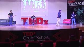 Ehtbat Makanak Cover Red Band at TEDxOrubaSchool 2012 [upl. by Nyloc]