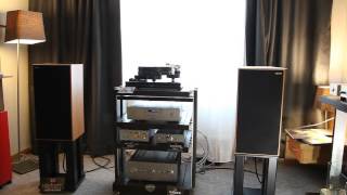 Harbeth Super HL5 plus  Nottingham Space Deck  Sugden DAC 4 MHES 2015 22 November [upl. by Ateval765]