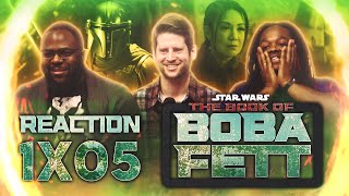 Book of Boba Fett  1x5 Return of the Mandalorian  Group Reaction [upl. by Etnuad]