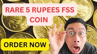 5 rupees copper Nickel FSS Commemorative Coins  For Order ContactWhatsApp 9437222474 [upl. by Sparks978]