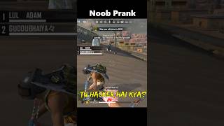 Noob Prank with Random player😂 badge99 freefireshorts [upl. by Anillehs]