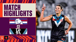 Western Bulldogs v Port Adelaide Highlights  Week Two 2024  AFLW [upl. by Nagle]