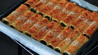 Diğer Ispanaklı Börek Tariflerini Unutun✅PRATİK ISPANAKLI BÖREK [upl. by Calypso]