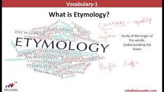 English Usage Vocabulary1 Roots Etymology [upl. by Nillek174]