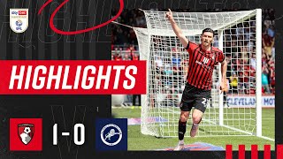 Moore bags yet AGAIN to round off season  AFC Bournemouth 10 Millwall [upl. by Navanod]