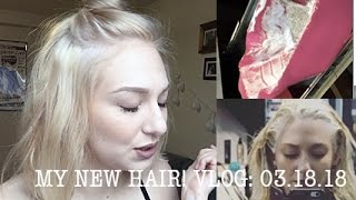 NEW HAIR VLOG 031816 [upl. by Auburn]