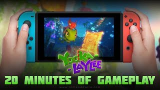 YookaLaylee  20 Minutes of Gameplay Nintendo Switch [upl. by Mckee]