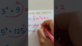 Konsep Dasar Logaritma  logaritma kelas 10 JakartaMath youtubeshorts maths logarithm [upl. by Enyak235]