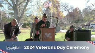 November 11 2024 Veterans Day Ceremony [upl. by Broderic]