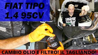 Cambio Olio e filtro Fiat Tipo Tagliando fiat tipo 14 95 cv 14 16v Tagliando fire [upl. by Balthasar]